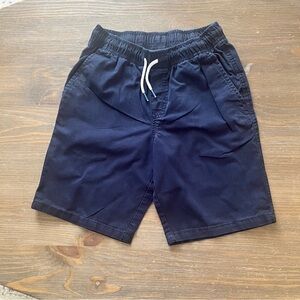 Cat & Jack Navy Shorts with White Drawstring